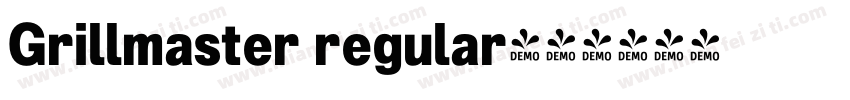 Grillmaster regular字体转换